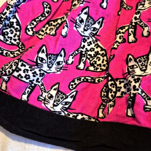 Gymboree Tails of the City girls size 4T corduroy short sleeve dress kitty VGUC - Picture 2 of 5